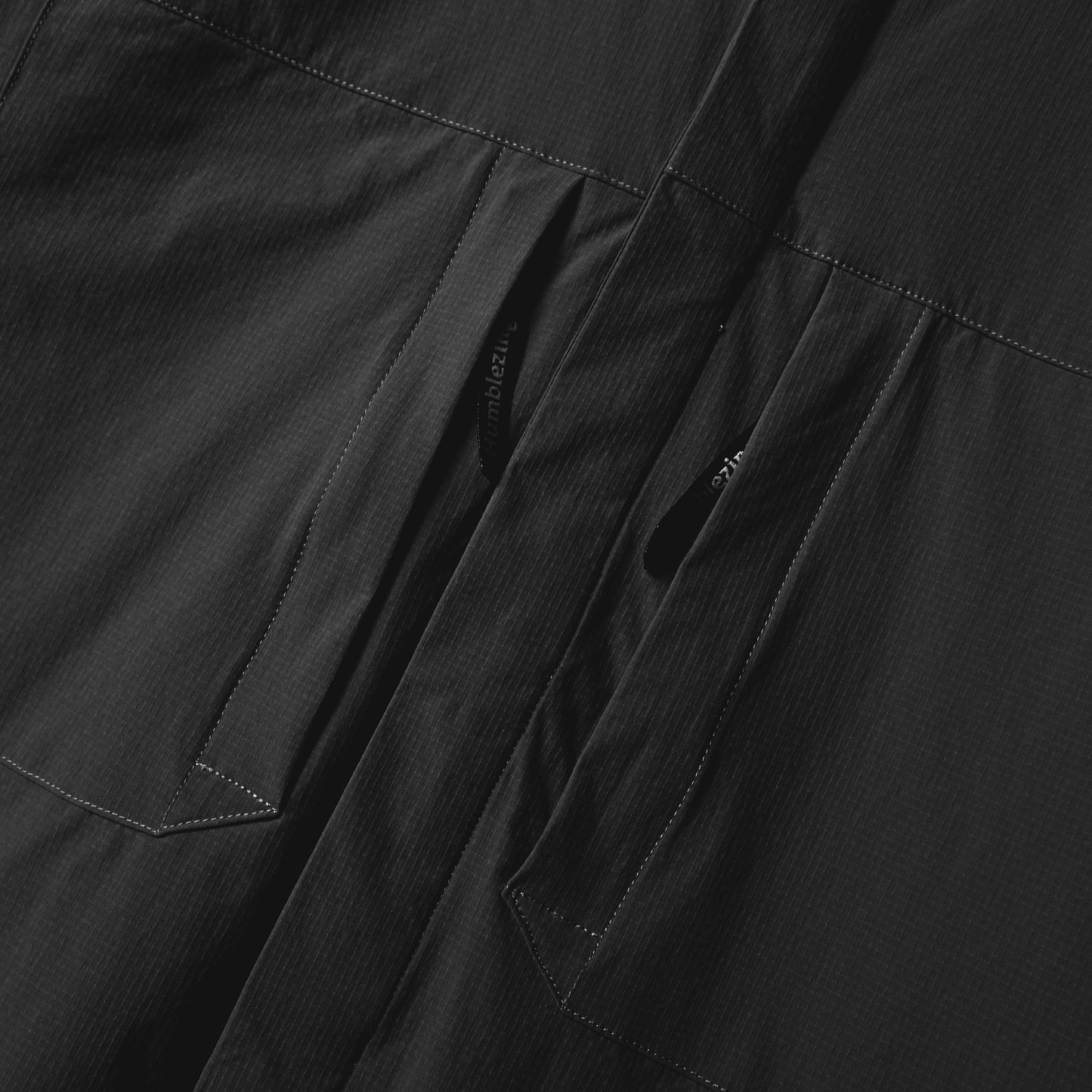 Canyon Nylon Long Sleeve Shirt Black
