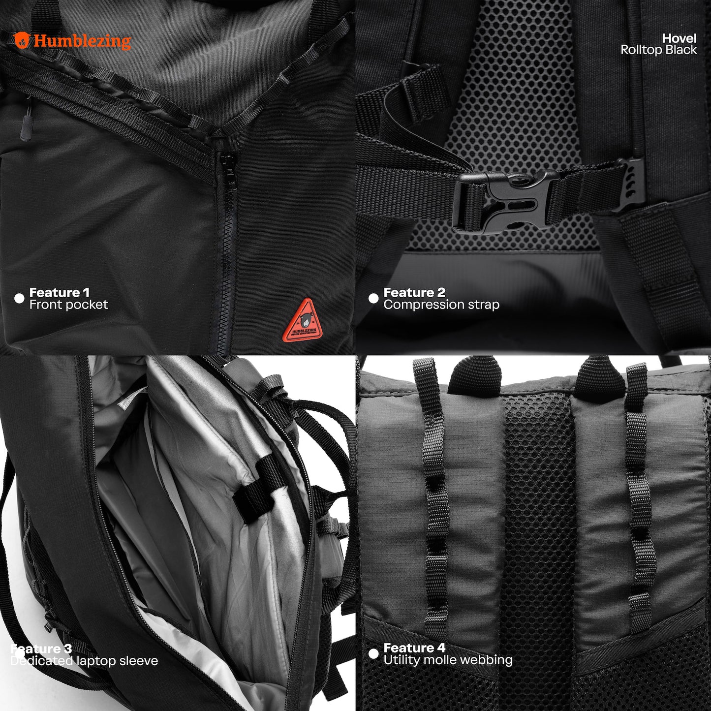 Hovel Rolltop Black
