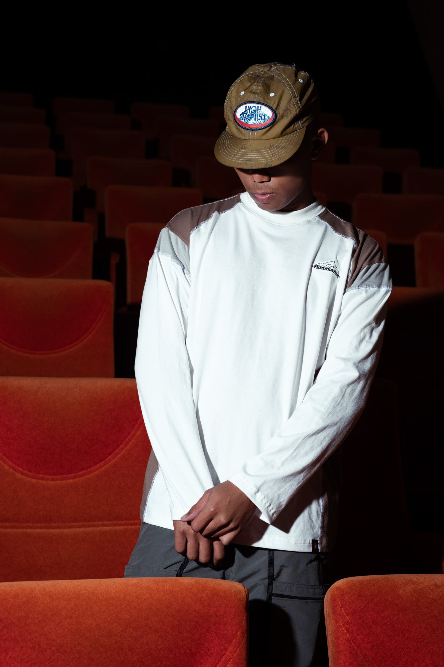 Hazy Long Sleeve Tees Khaki
