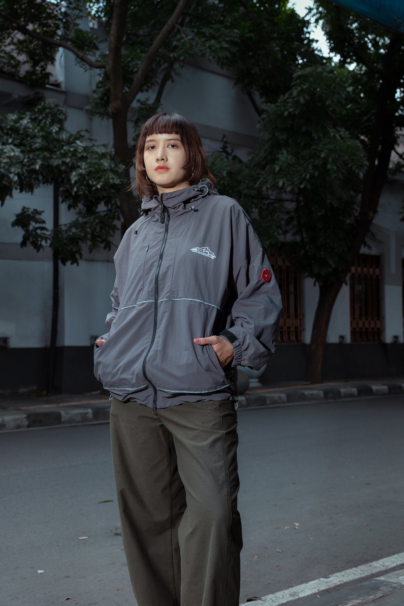 Travent Winbreaker Jacket Gray