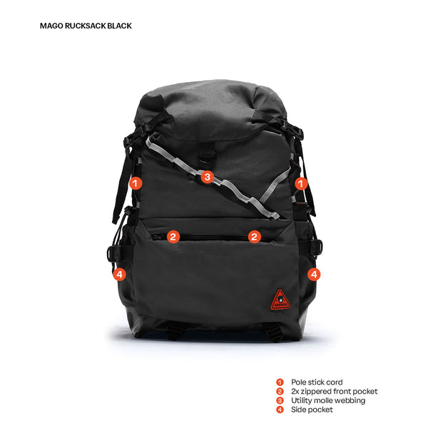 Mago Rucksack Black