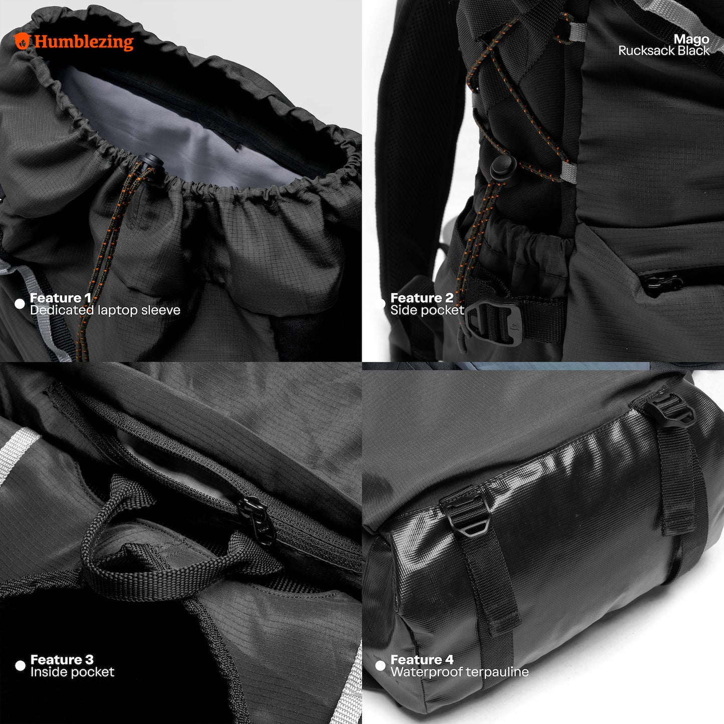 Mago Rucksack Black