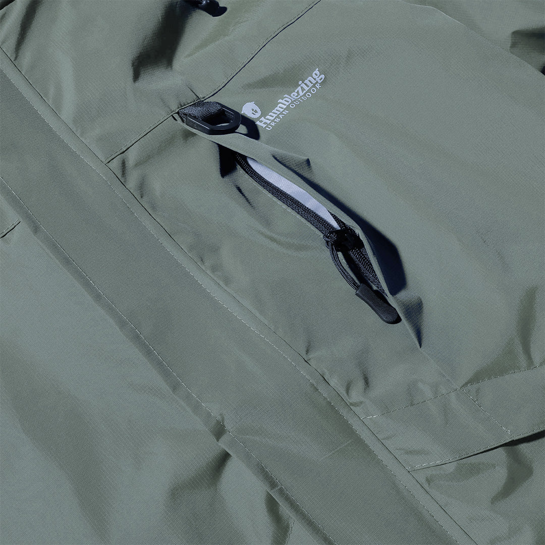 Yukon Gray Heavy Rain Jacket