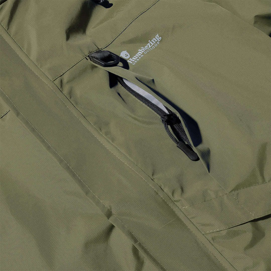 Yukon Olive Heavy Rain Jacket