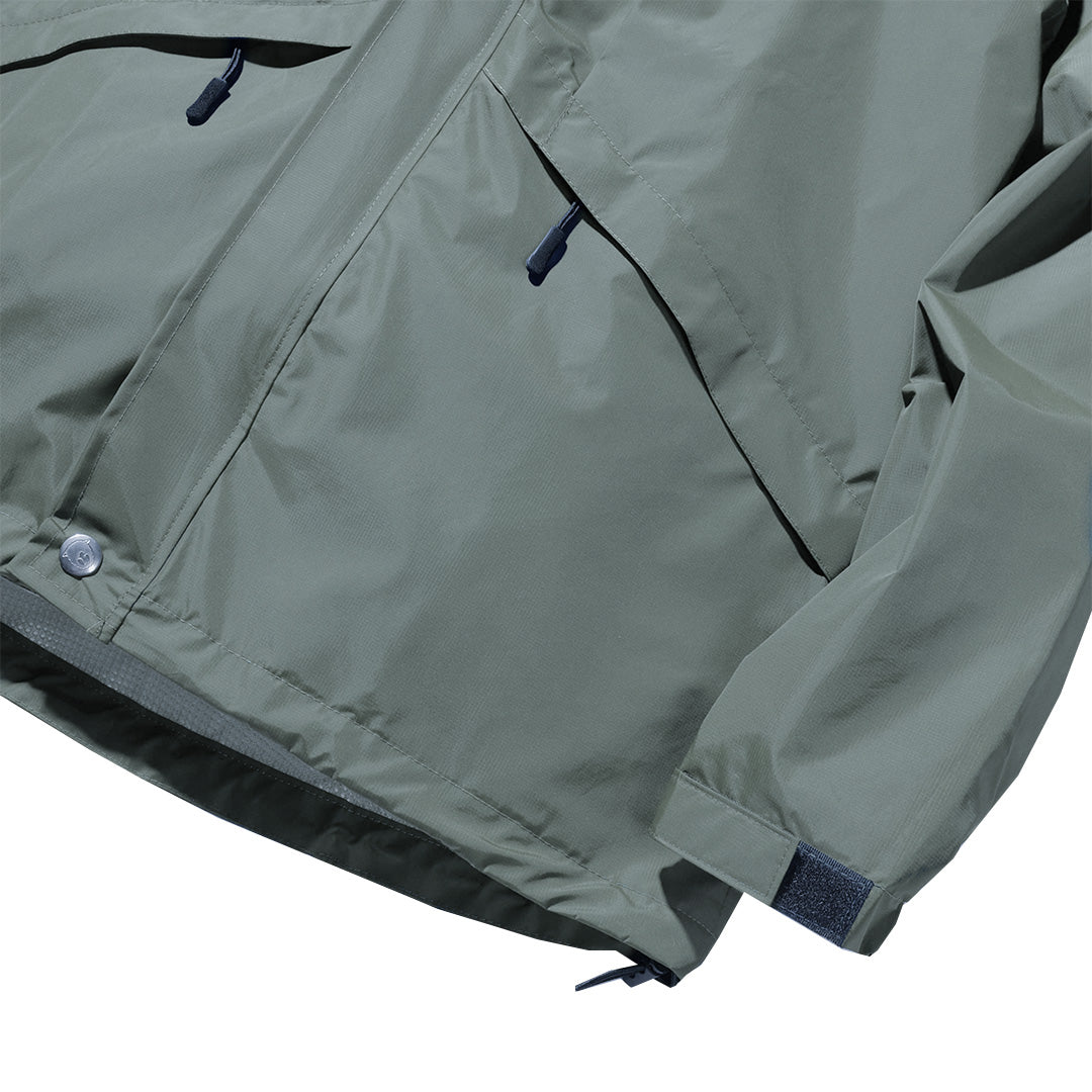 Yukon Gray Heavy Rain Jacket