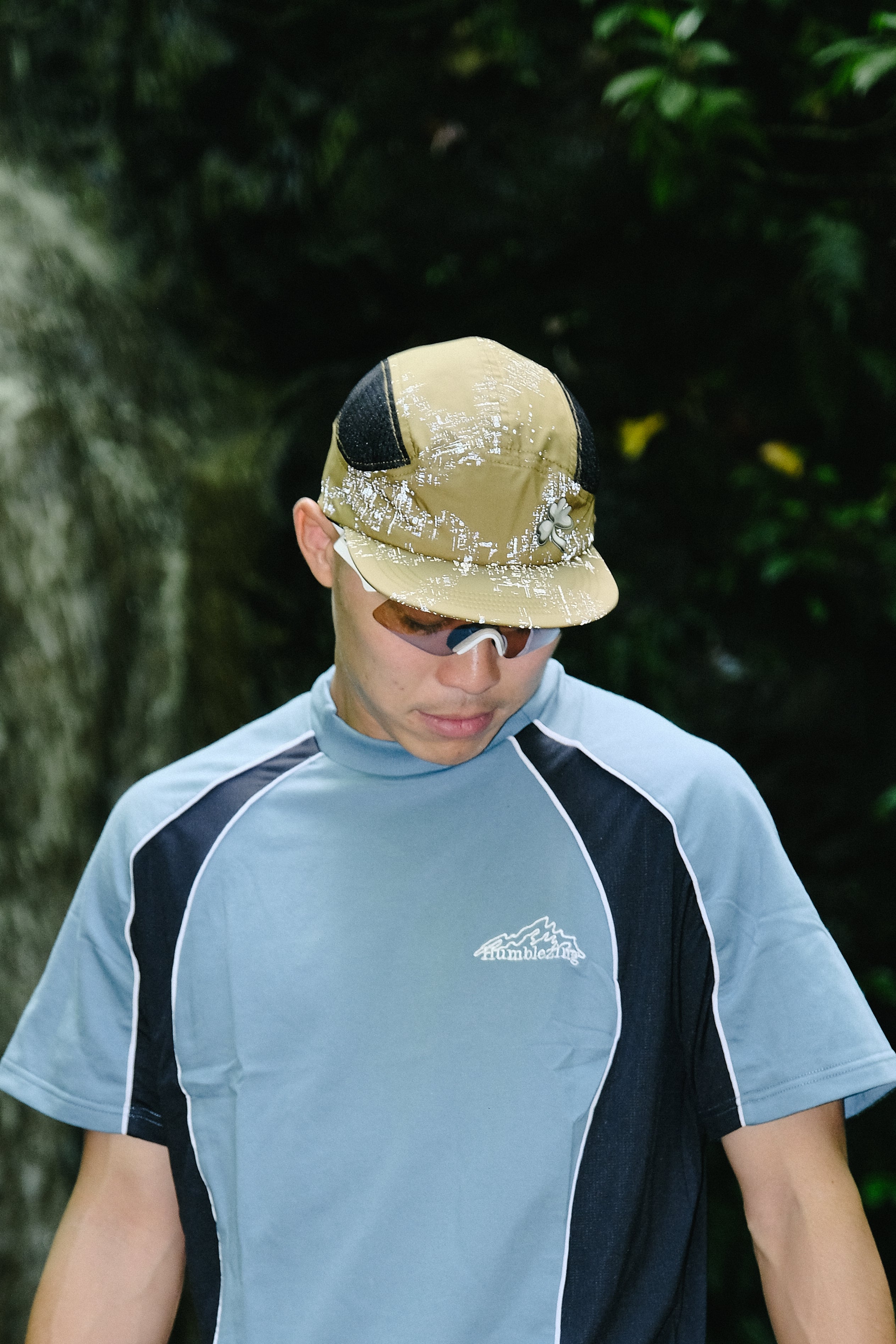 Nature 5 Panel Brown Cap