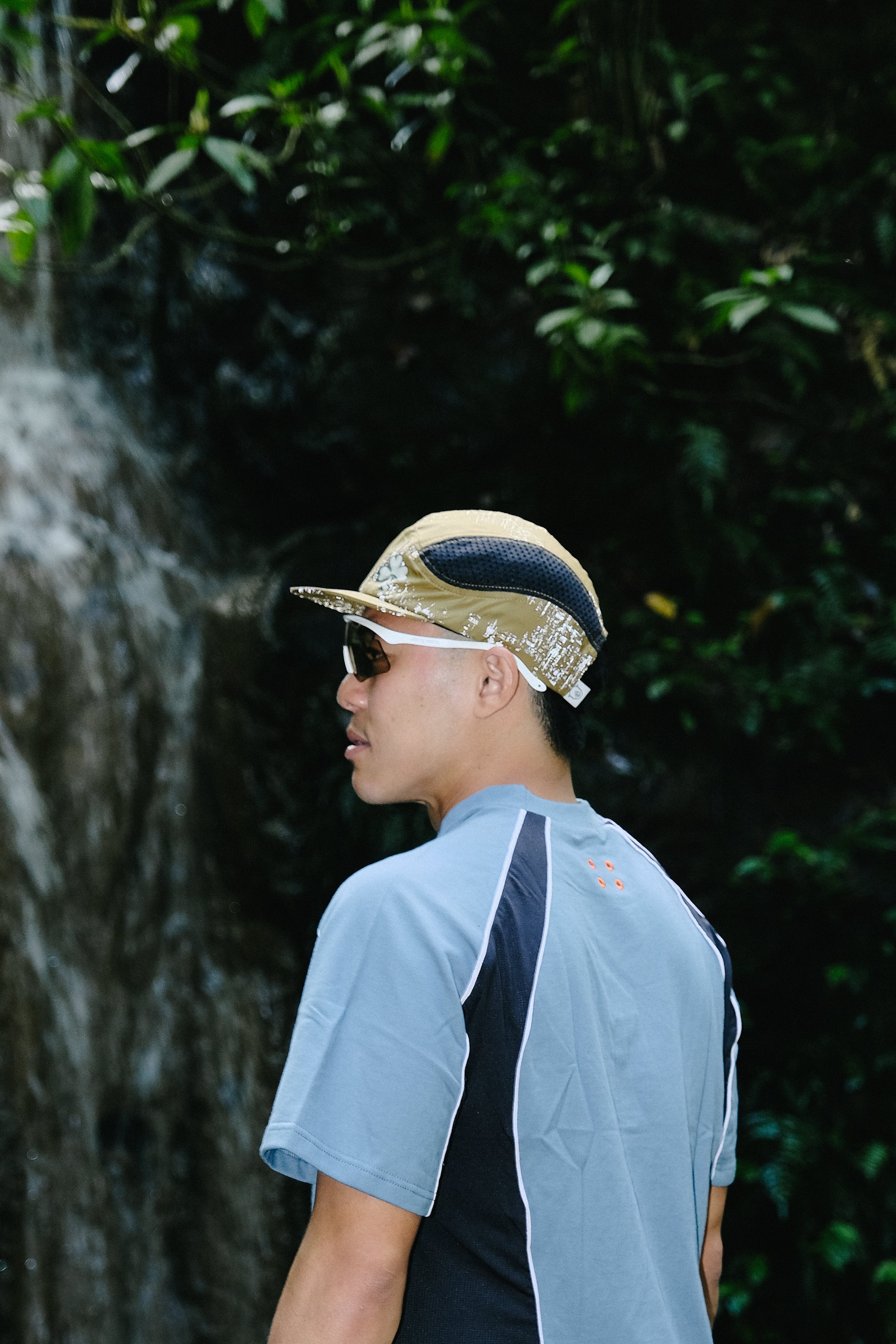 Nature 5 Panel Brown Cap
