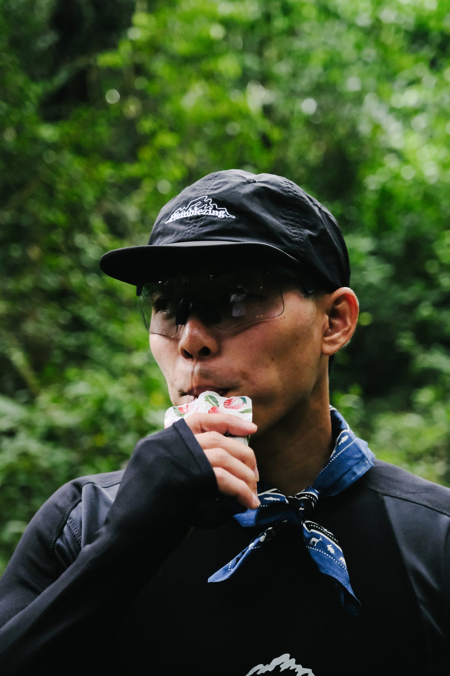 Camper 6 Panel Cap Black