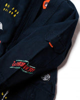 Socca Nose Art Navy Kimono Jacket
