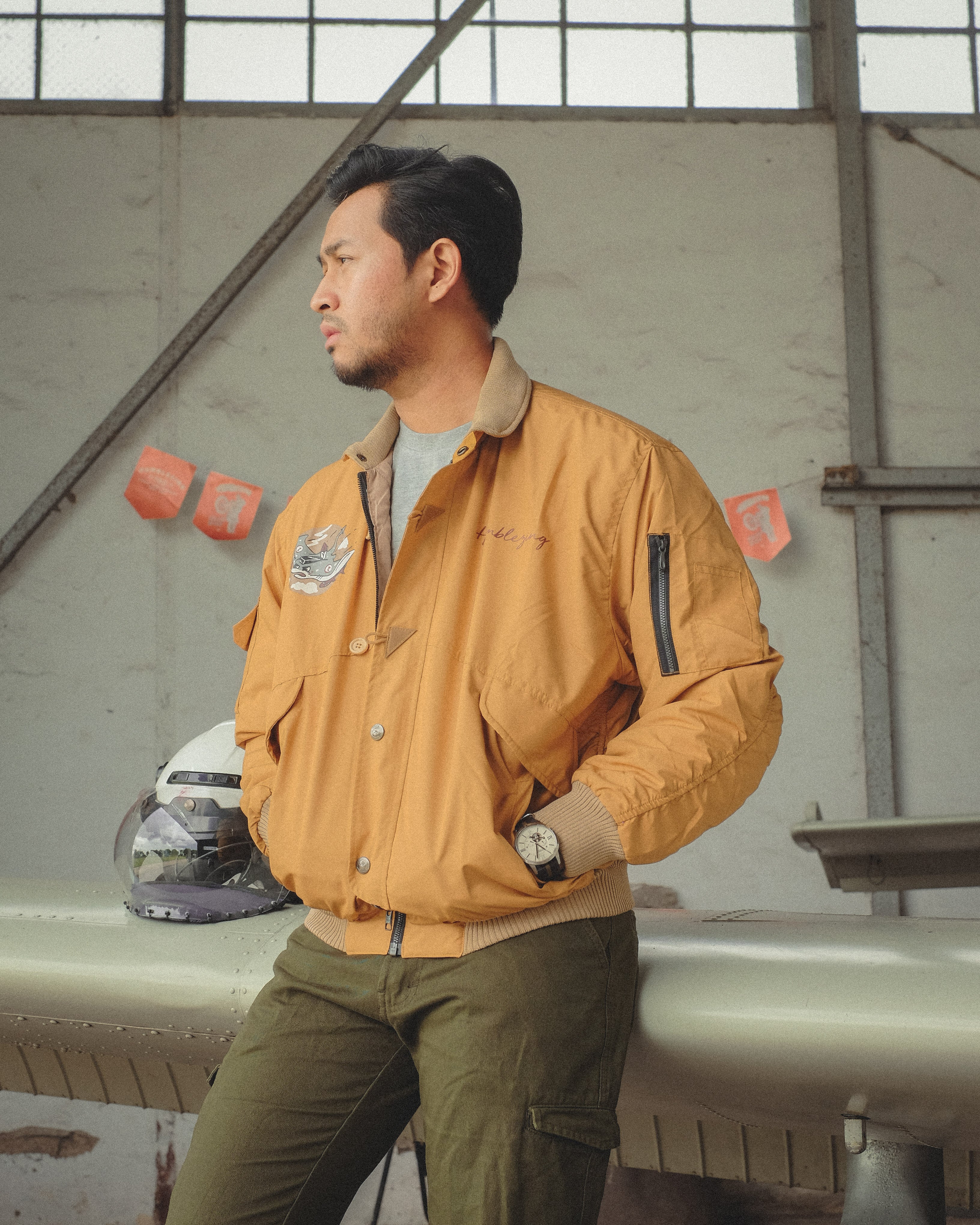 Manta Mustard Flying Jacket