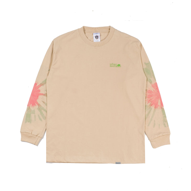 Grime LS Dyed Tshirt Khaki