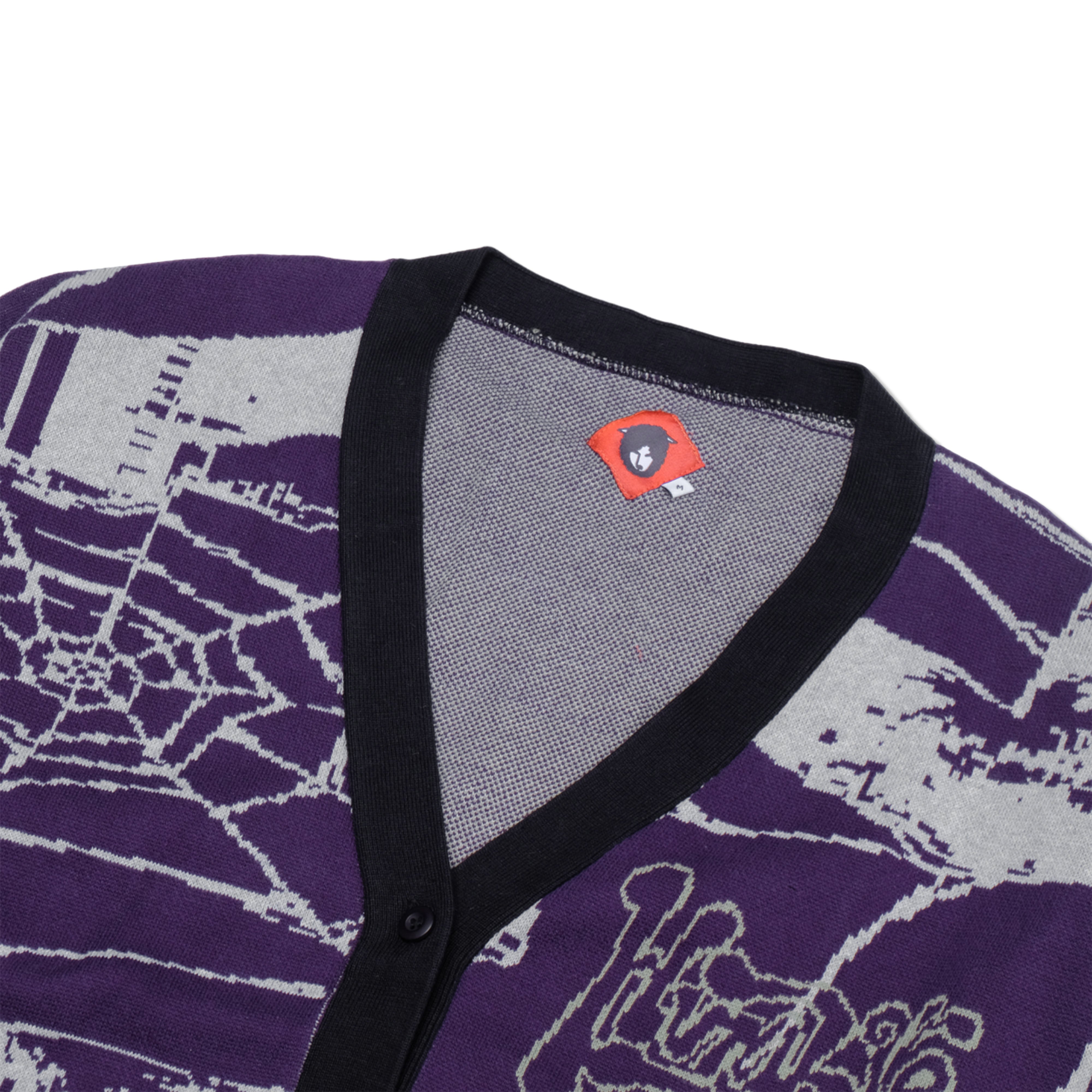 Cobweb Cardigan Purple