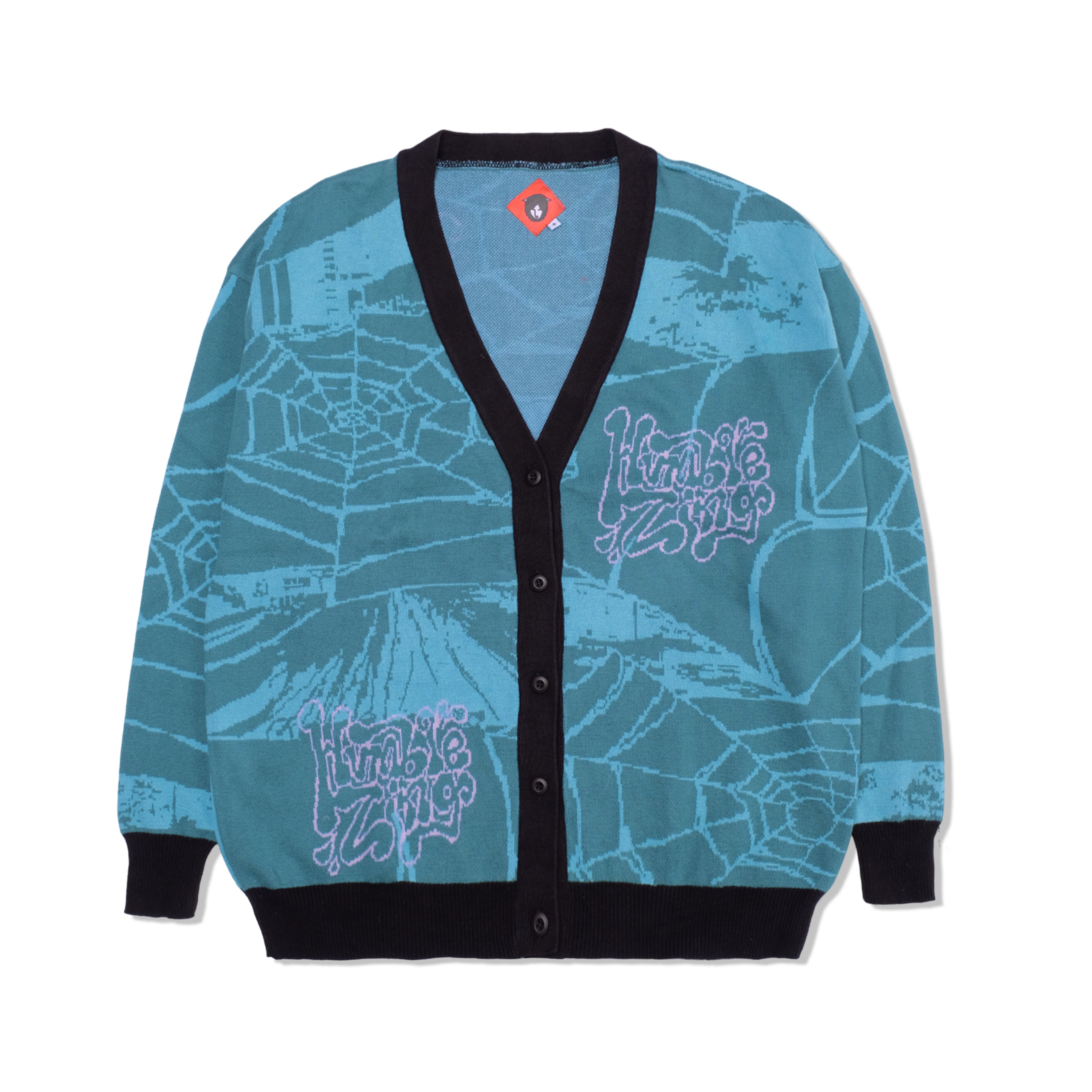 Cobweb Cardigan Teal