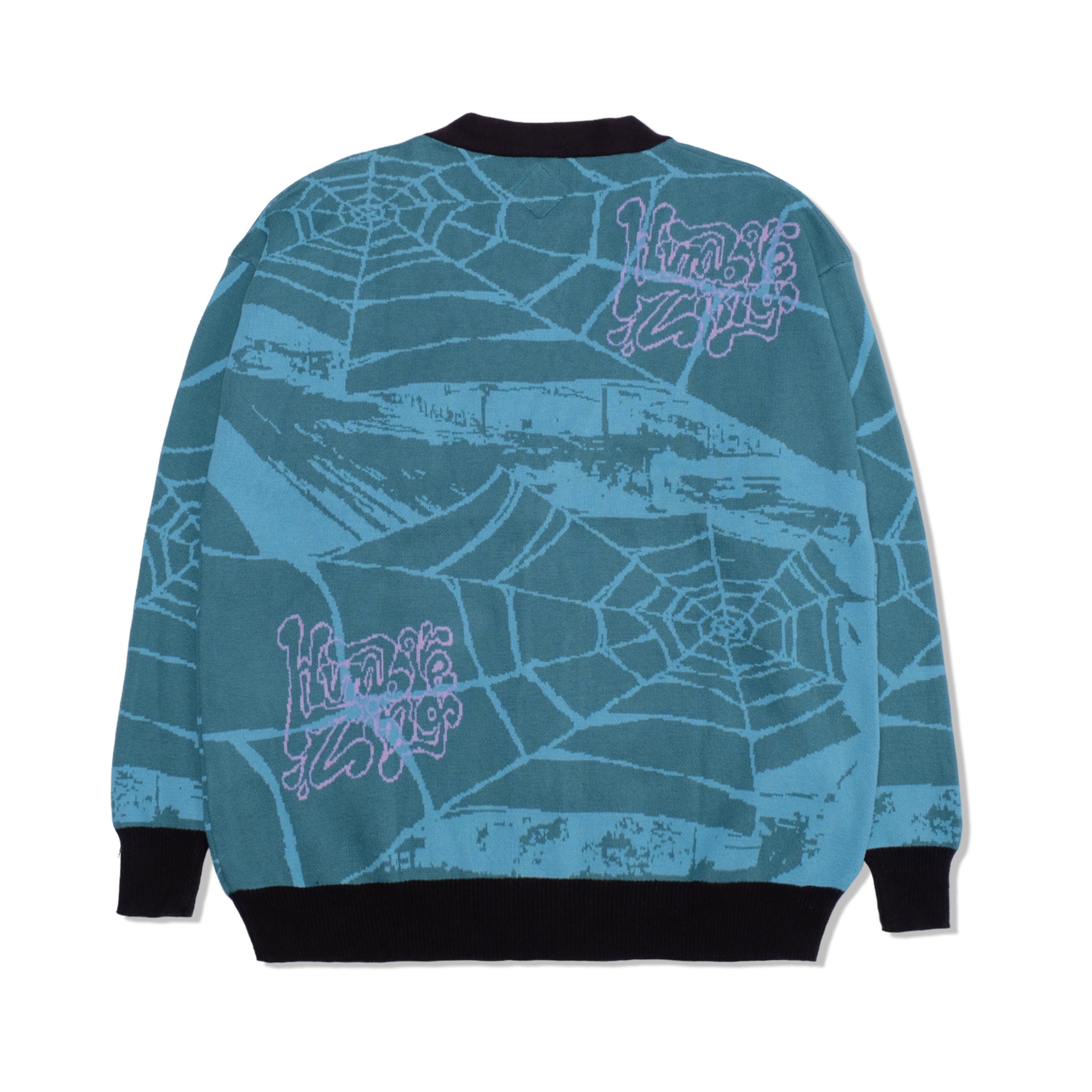 Cobweb Cardigan Teal