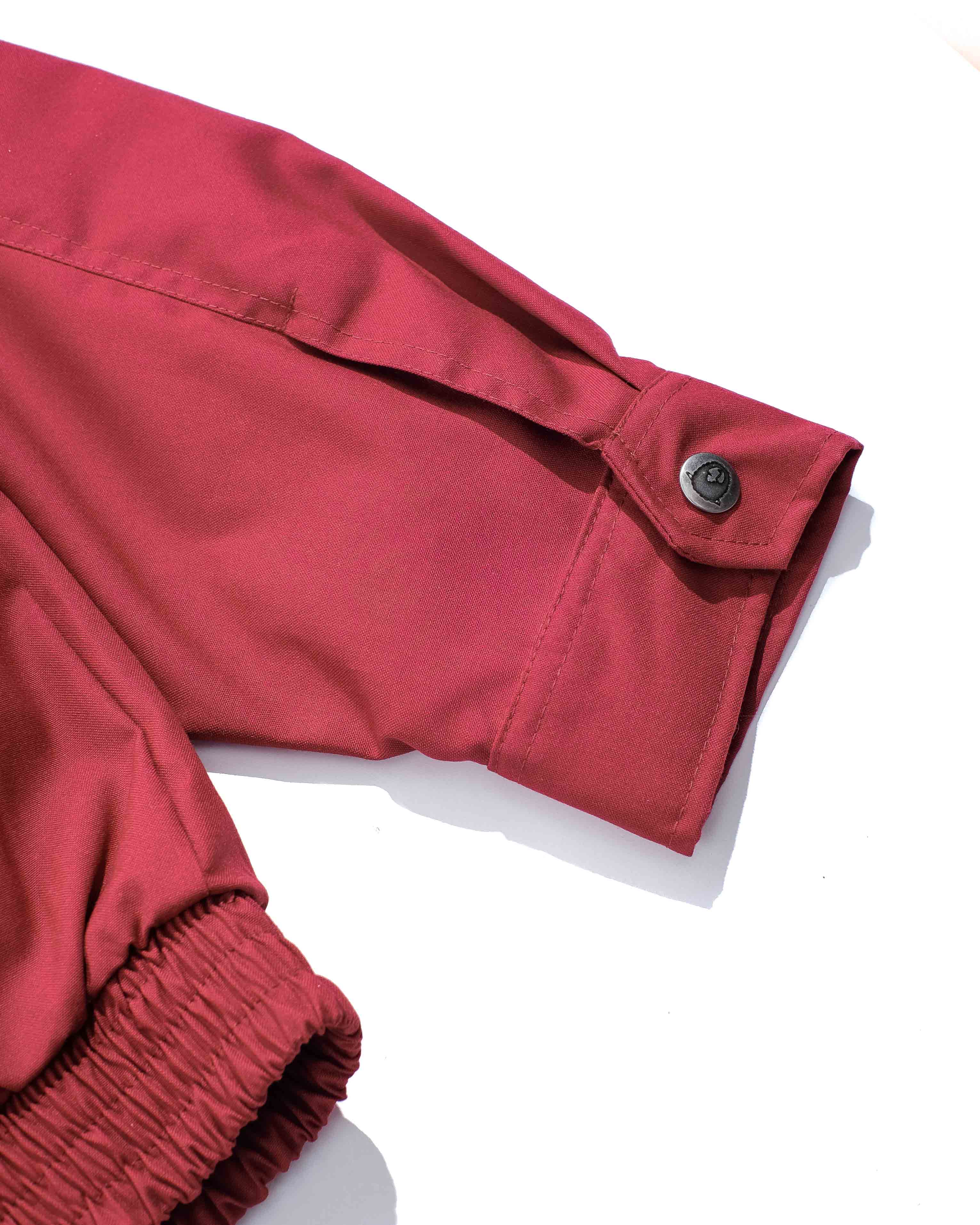 Polaris Blouse On Deep Red