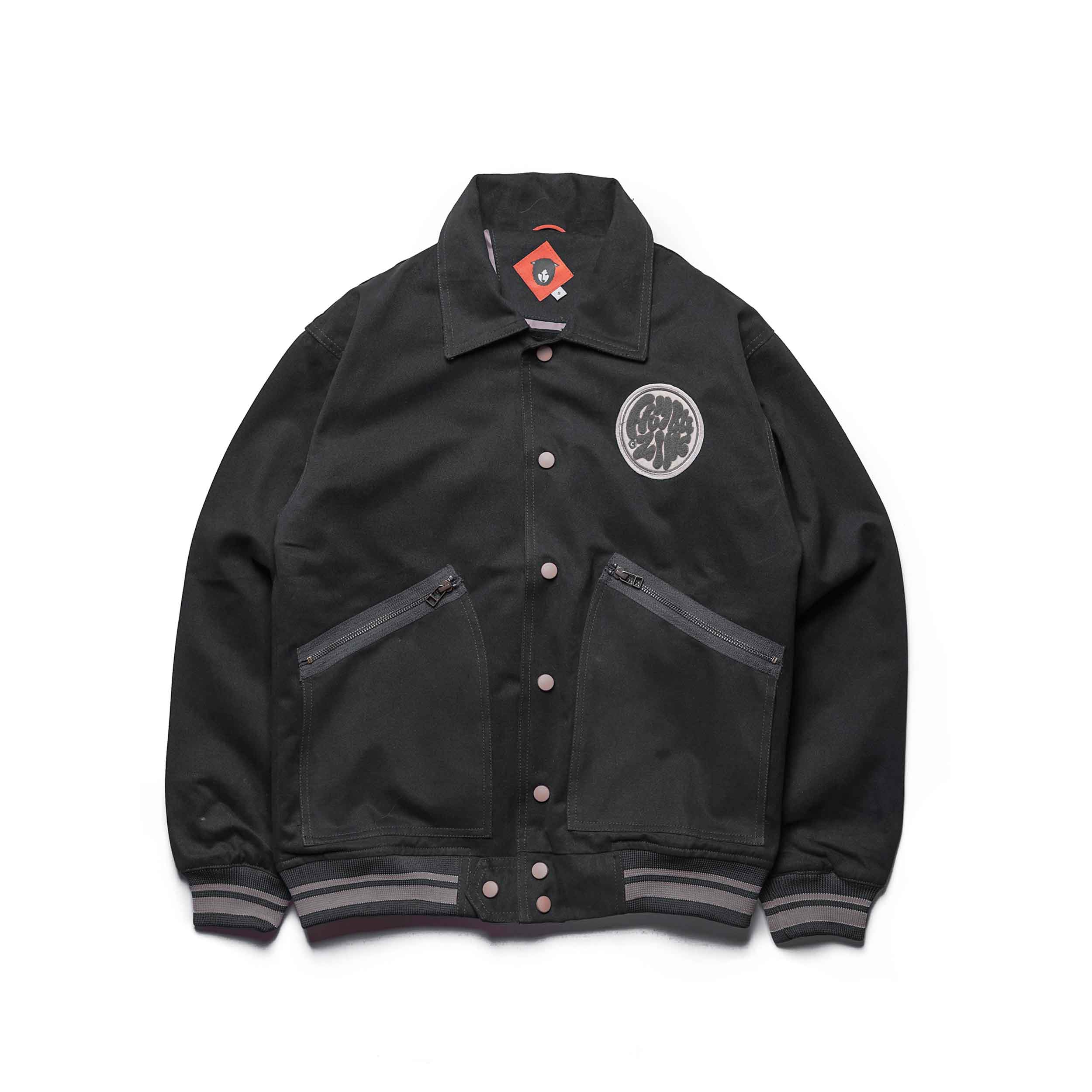 Baseman Black Jacket – Humblezing