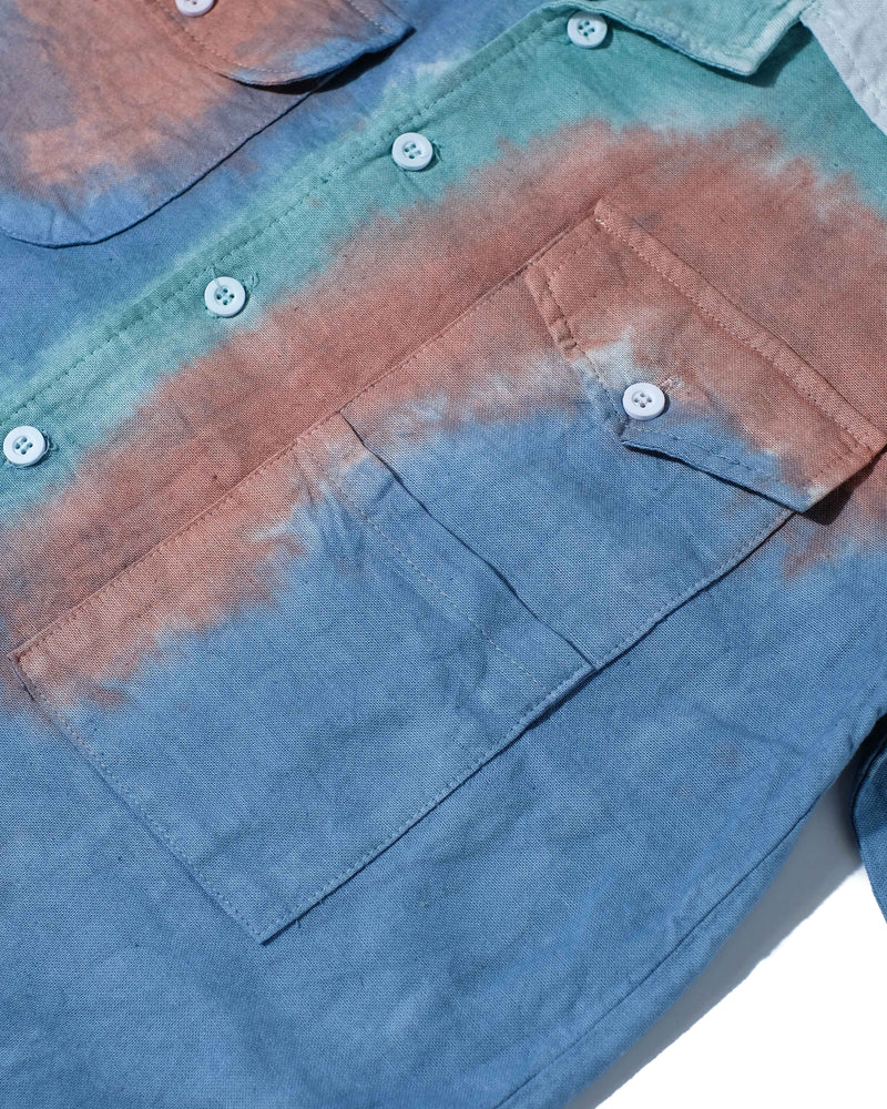 Daub Dyed Navy SS Shirt