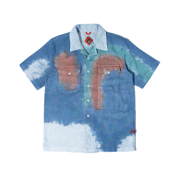 Daub Dyed Navy SS Shirt